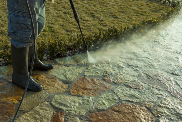 Stone Power Washing in Cedar Park