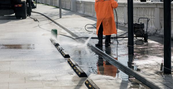 Parking Lot Pressure Washing in Cedar Park