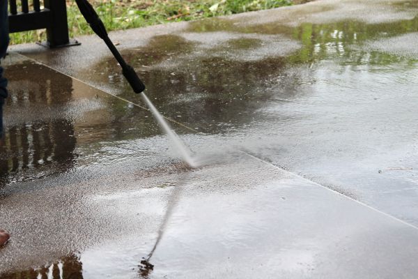 Concrete Deck Cleaning in Cedar Park