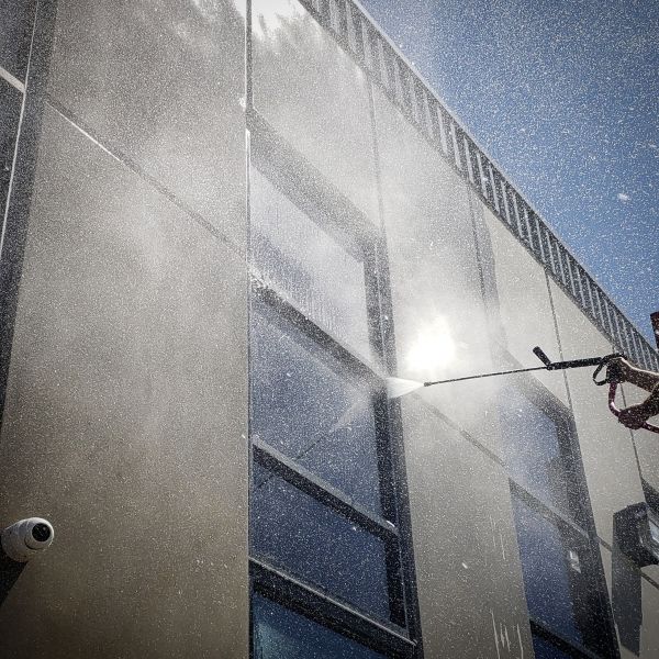 Exterior Building Washing in Cedar Park