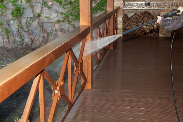 Porch Dirt Removal in Cedar Park